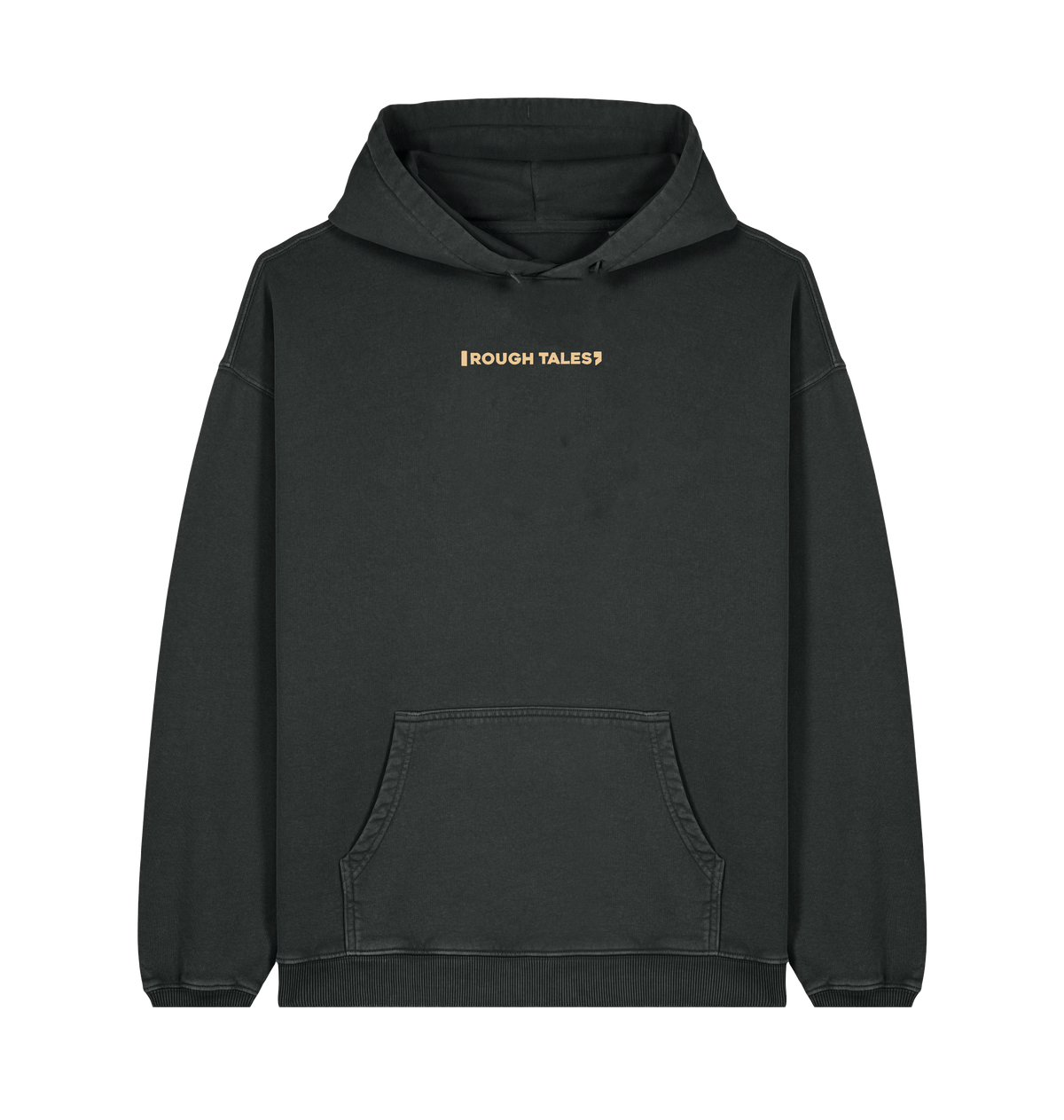 RT Vintage Hoodie Black Rock, voorkant