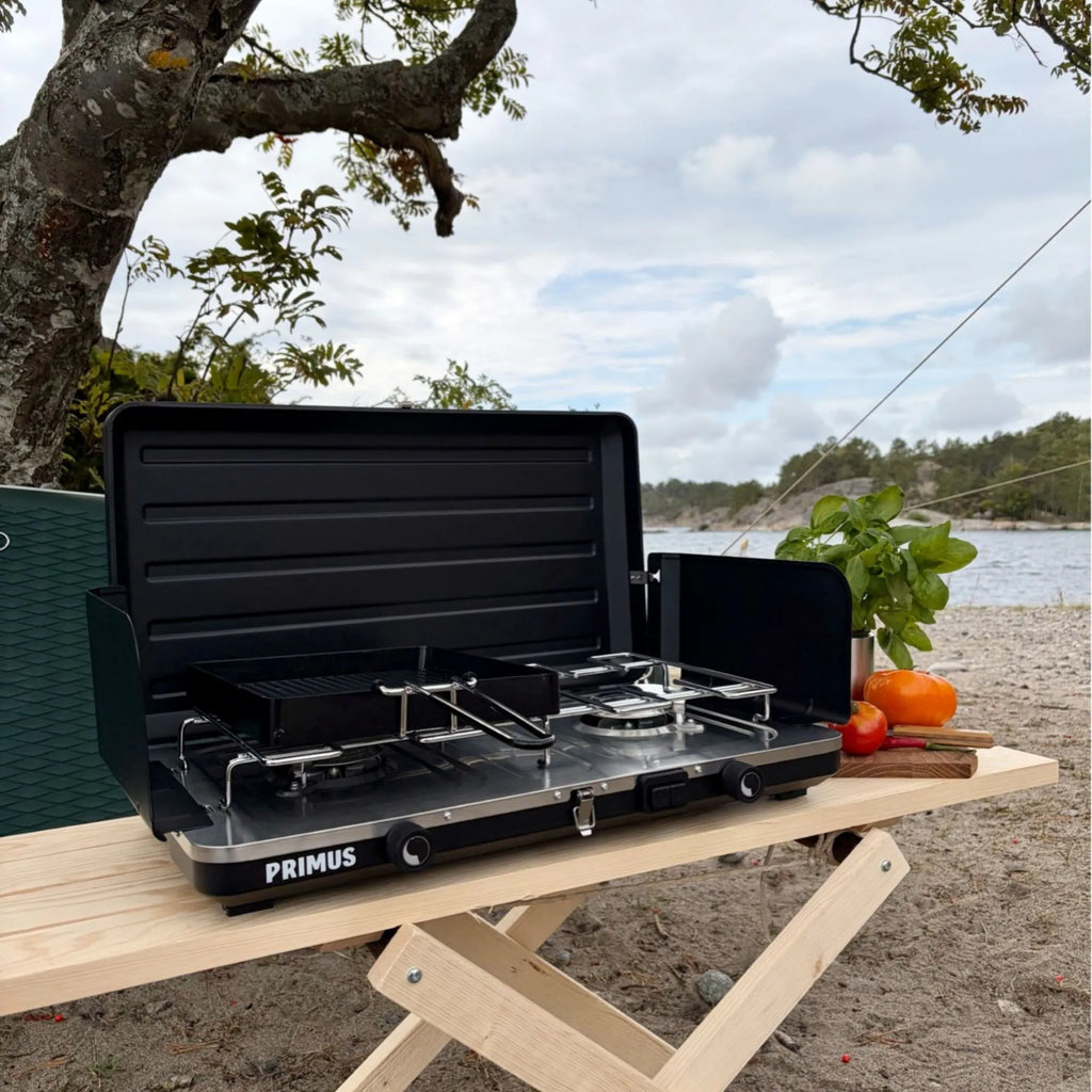 Primus Moto Stove in gebruik