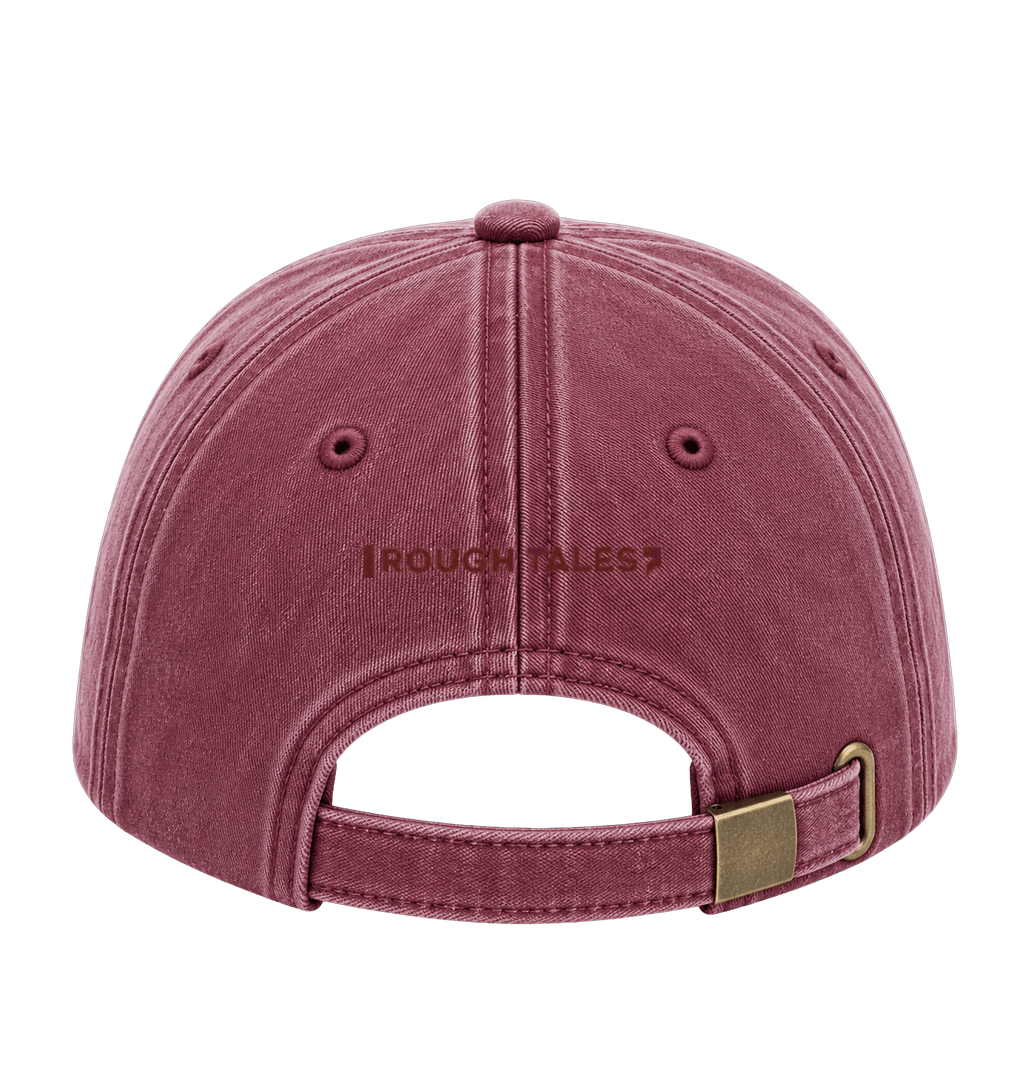 RT cap bordeaux logo in Vintage Red, achterkant
