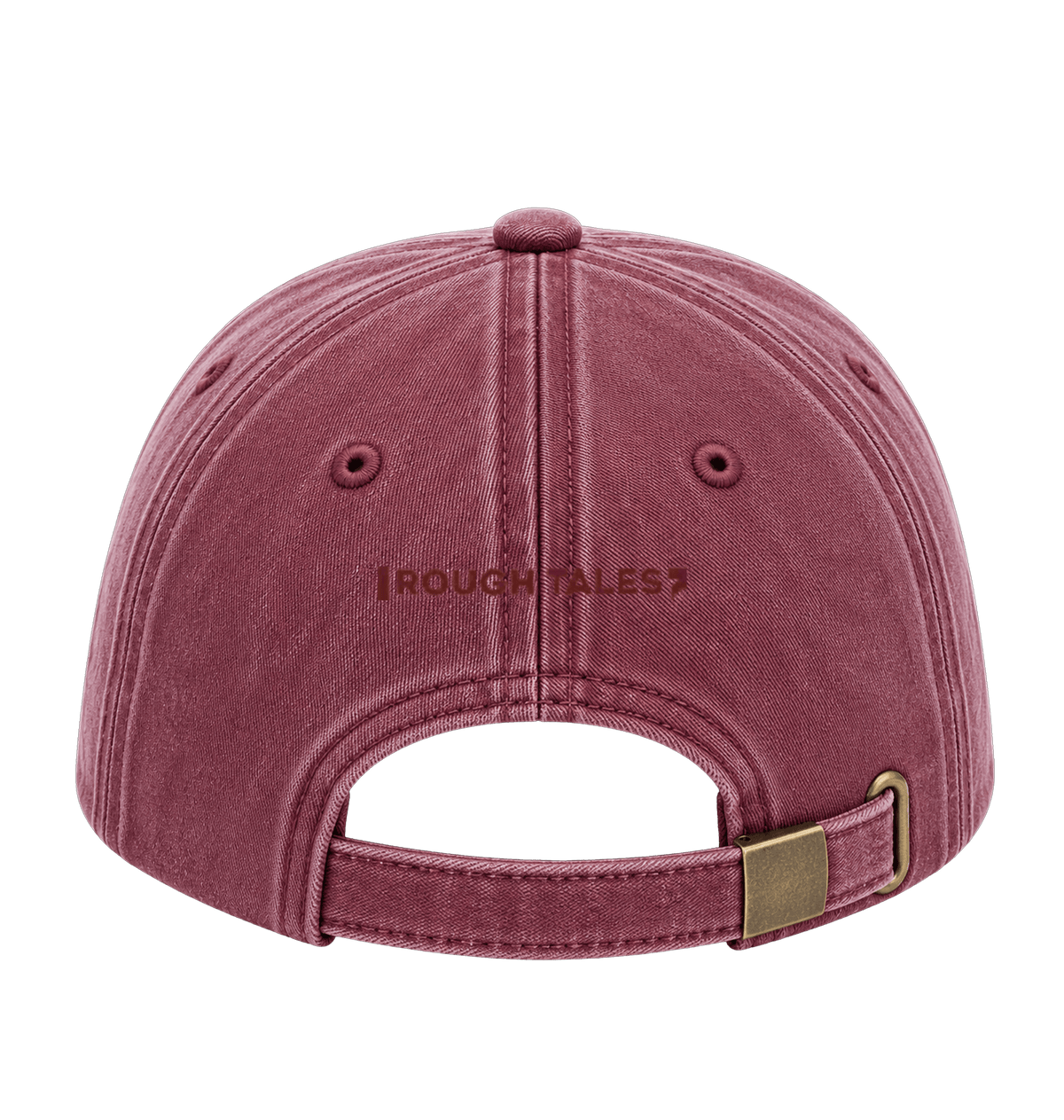 RT cap bordeaux logo in Vintage Red, achterkant