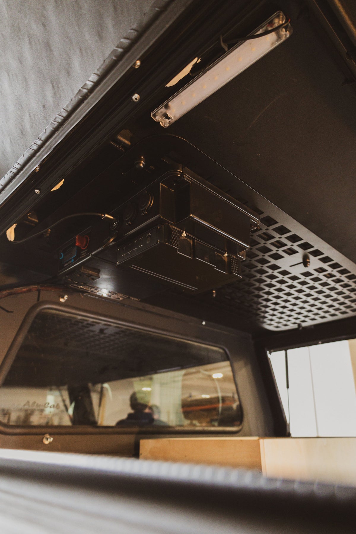 Molle panel for alu cab